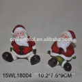 Großhandel Keramik Santa Claus Süßigkeiten Platte für Weihnachtsdekoration